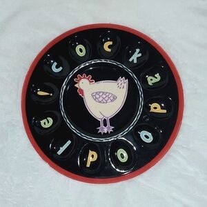 Becky Denny "Cockadoodle" Deviled Egg Platter